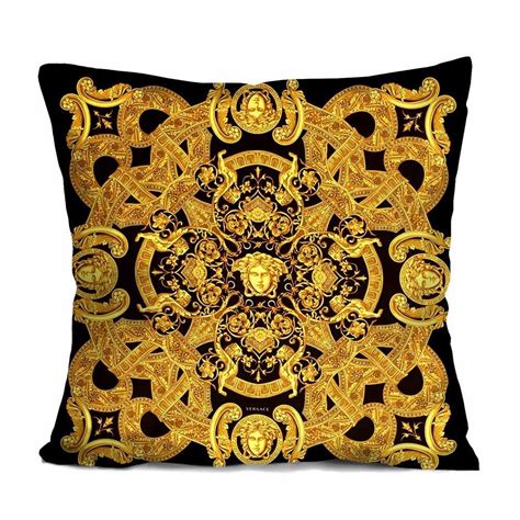 versace gold pillow|Versace throw pillows.